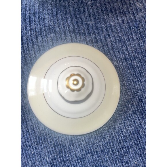 Made In Occupied Japan Fuji China Sugar Bowl With Handles - Picture 6 of 11